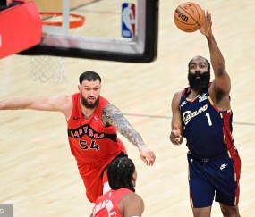 状态火热！哈登砍28分5板4助5抢断 一战收获三里程碑