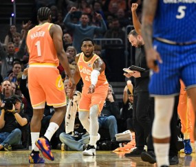 米切尔42分哈登26+7 班凯罗36分骑士胜魔术