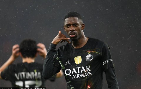 又要拿金球？登贝莱率巴黎冲击欧冠卫冕 姆巴佩濒临出局